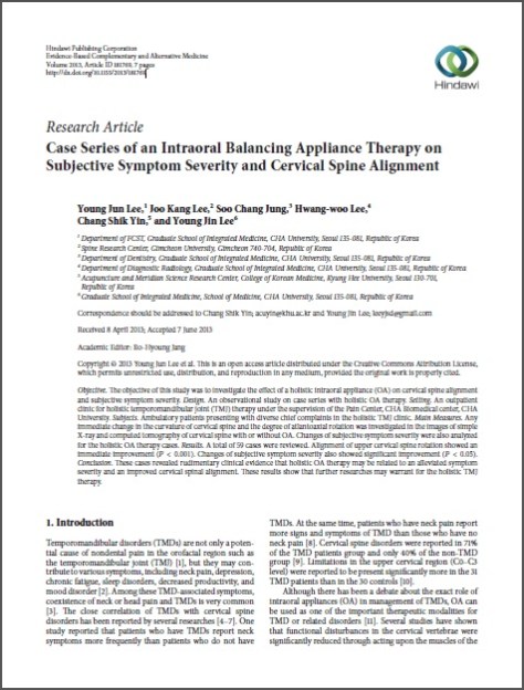 Dr Lee's Research Article